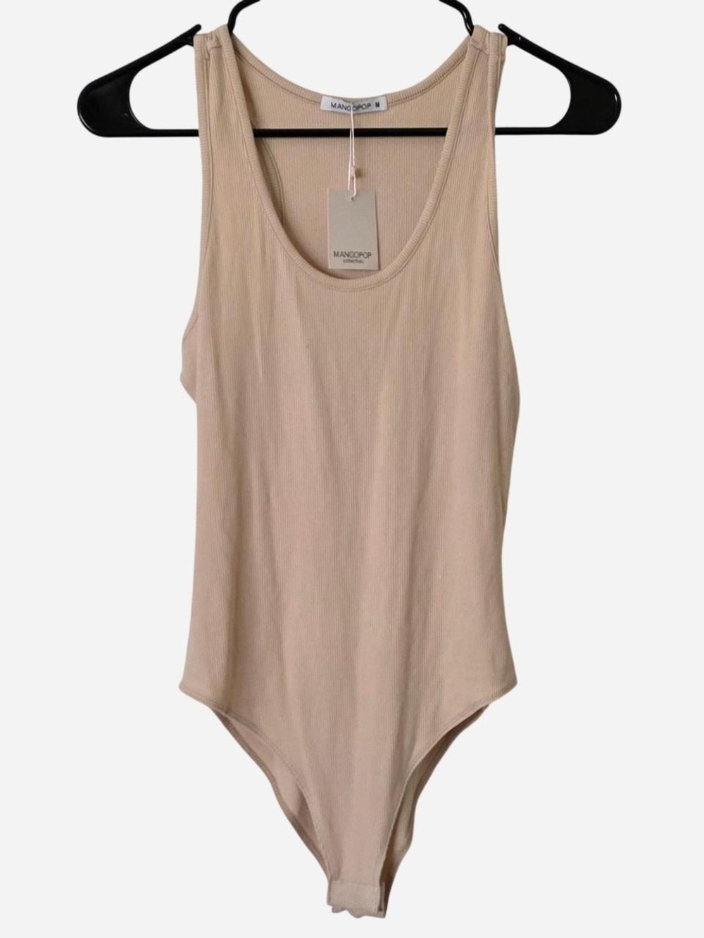 NWT Ribbed Scoop Neck Tank Bodysuit